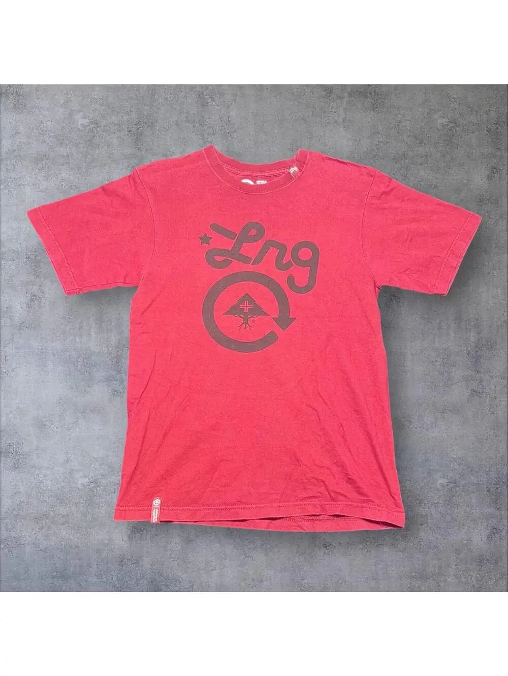 Vintage Y2K Lifted LNG 47 Brand Research Roots Group Men’s Red Tee Medium